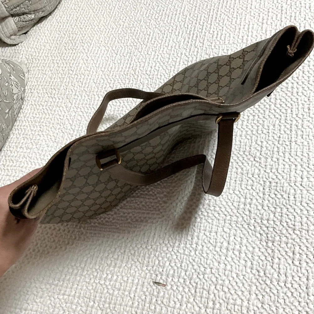 Vintage Gucci Brown Tote Bag